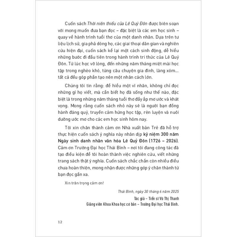 Thời Niên Thiếu Của Danh Nhân Nước Việt - Thời Niên Thiếu Của Lê Quý Đôn