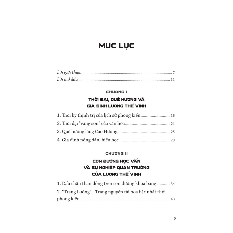 Thời Niên Thiếu Của Lương Thế Vinh