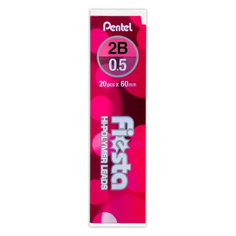 Pentel - Ruột Chì Kỹ Thuật Fiesta 2B C235TF-2BE-ND (10 Ruột/Típ)