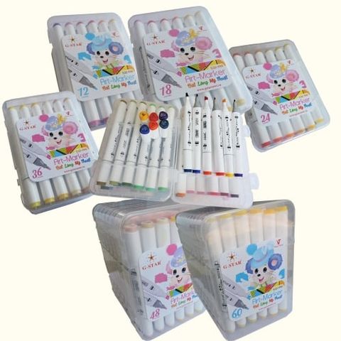 Viết Lông 18 Màu Gstar Cao Cấp Lm-706 (0061-Ht)