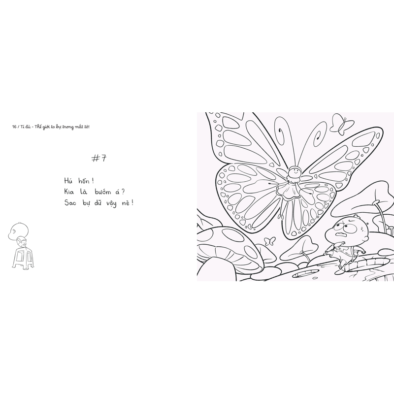 Tí Đù-Thế Giới to Bự Trong Mắt Tớ (Sách Tô Màu)