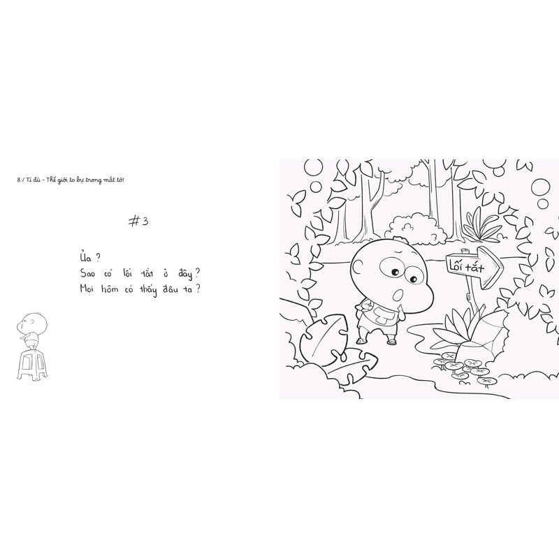 Tí Đù-Thế Giới to Bự Trong Mắt Tớ (Sách Tô Màu)