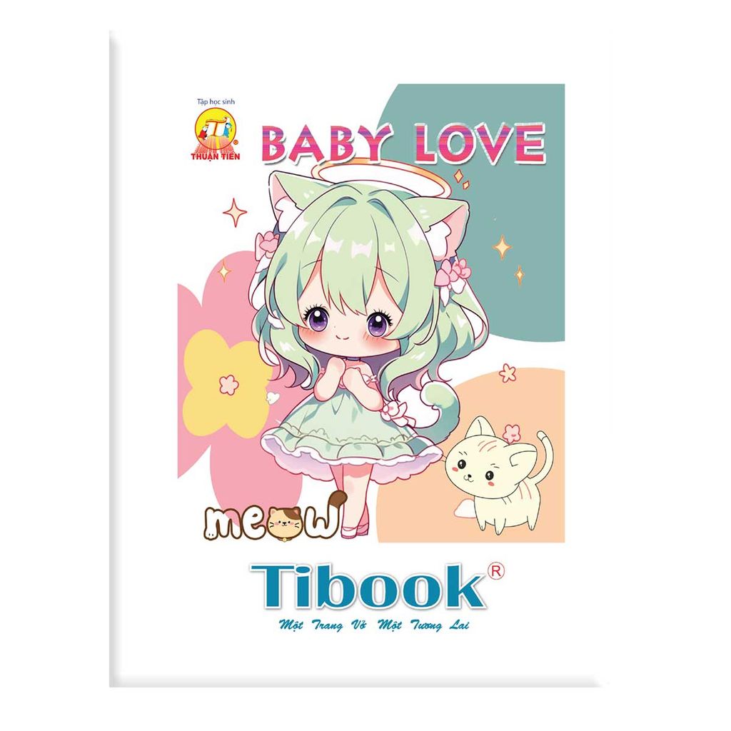 Tập Học Sinh 96tr Tibook Baby Love A5 5oly 100gsm