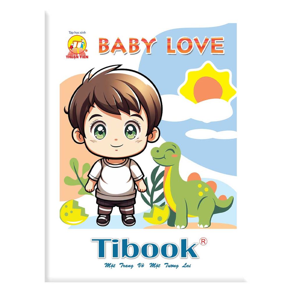 Tập Học Sinh 96tr Tibook Baby Love A5 5oly 100gsm