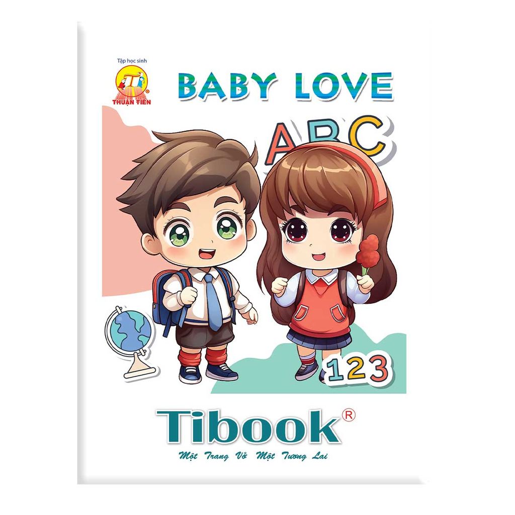 Tập Học Sinh 96tr Tibook Baby Love A5 5oly 100gsm