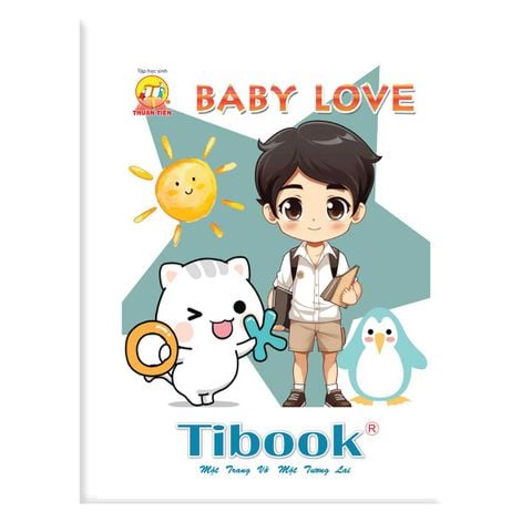 Tập Học Sinh 96tr Tibook Baby Love A5 5oly 100gsm
