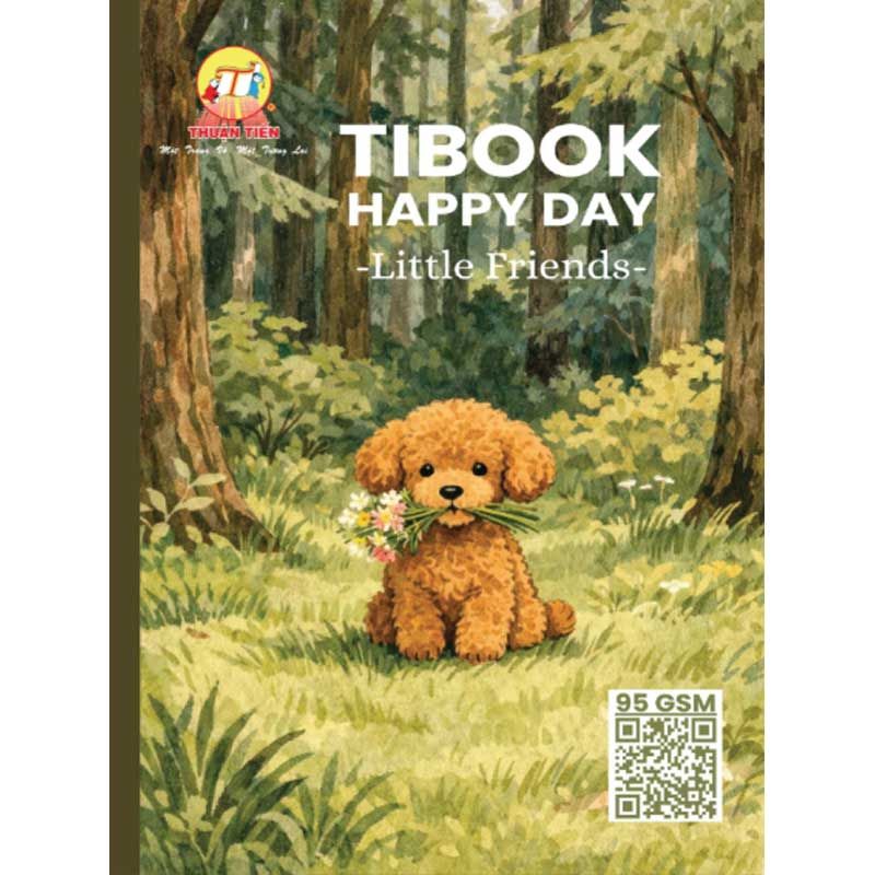 Tập Học Sinh Tibook 96tr Little Friends A5 96tr 100gsm 4oly