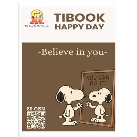 Tập Học Sinh Tibook 96tr Believe In You 4oly A5 80gsm