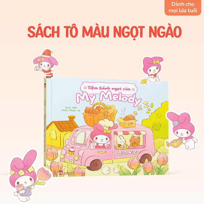 Tiệm Bánh Ngọt Của My Melody (Tô màu)