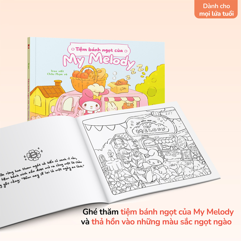 Tiệm Bánh Ngọt Của My Melody (Tô màu)
