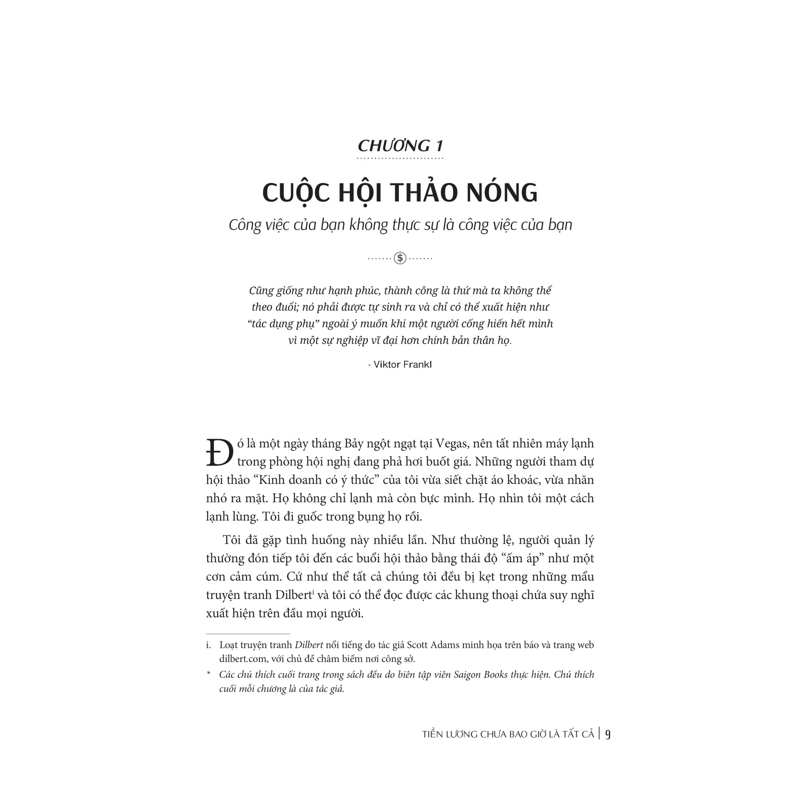 Tiền Lương Chưa Bao Giờ Là Tất Cả