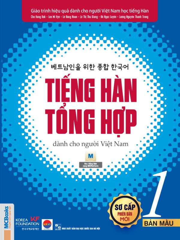 Tiếng Hàn Tổng Hợp Dành Cho Người Việt Nam - Sơ Cấp 1 (Bản màu)