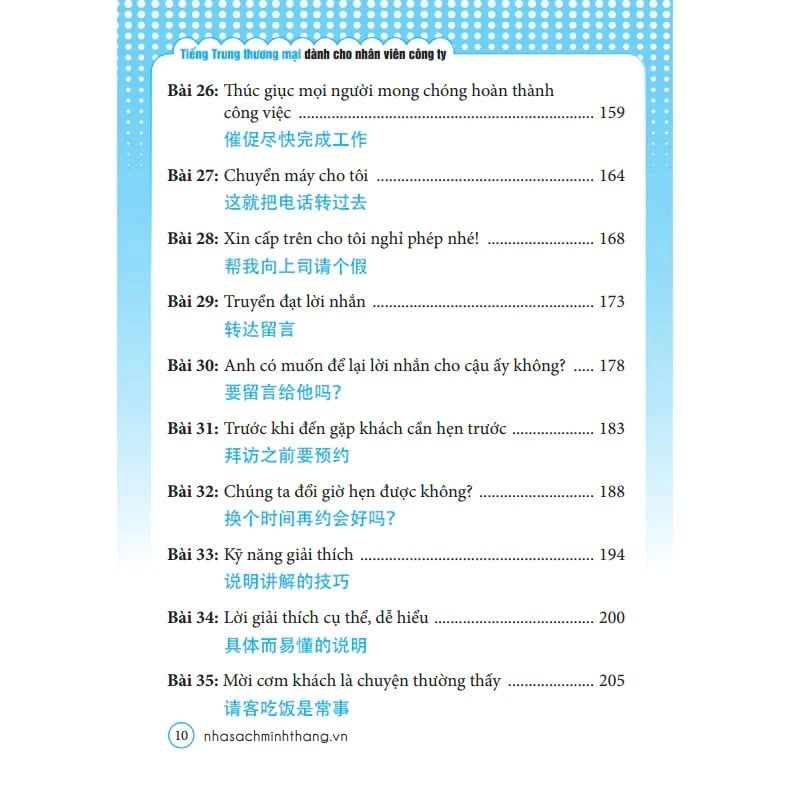 Tiếng Trung Thương Mại Dành Cho Nhân Viên Công Ty