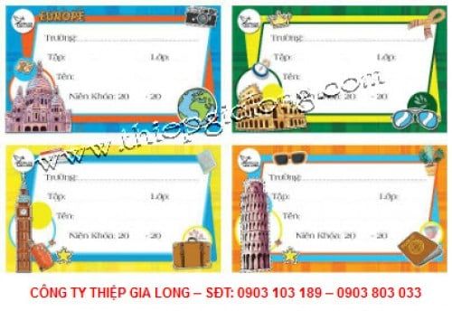 Nhãn Tập 4 O Lớn 15.5X9.5