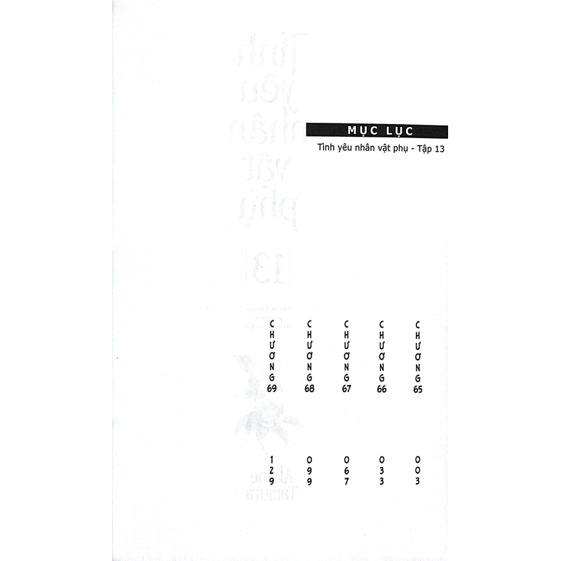 Tình Yêu Nhân Vật Phụ T13