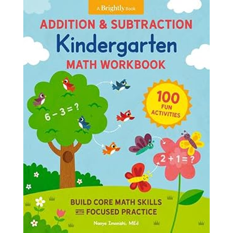 Addition And Subtraction Kindergarten Math Workbook