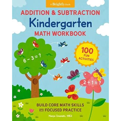 Addition And Subtraction Kindergarten Math Workbook