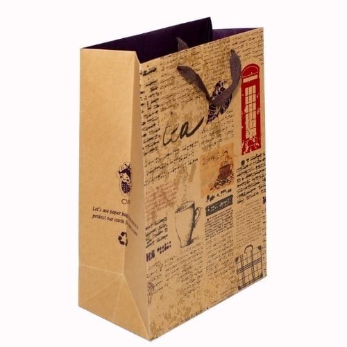 TK12-Túi Kraft 2 Chai-36,5X25X13.5Cm (P.Hoàng)