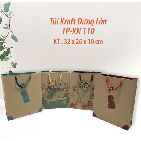 TK15 - Túi Kraft Đứng Lớn (32x26x10cm)