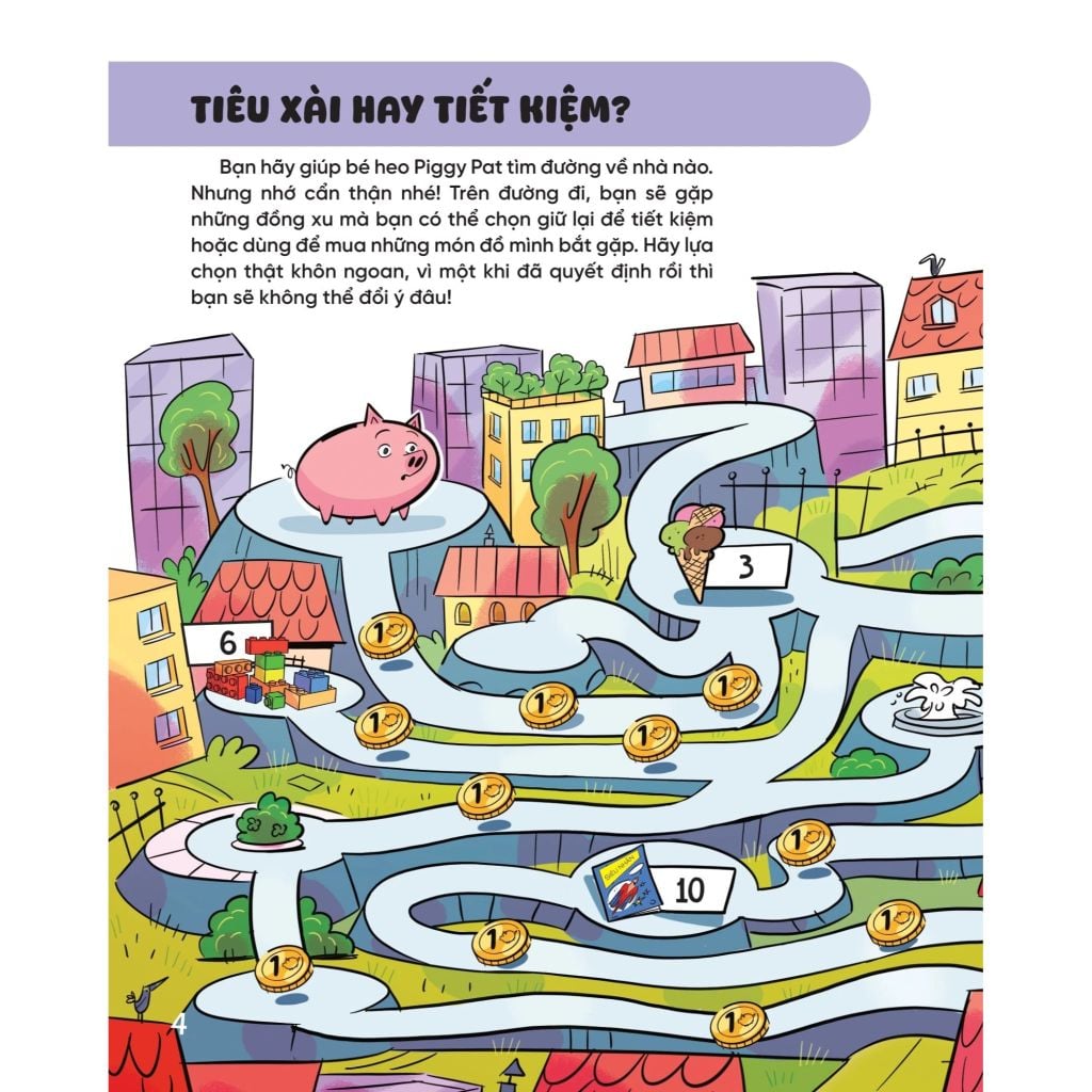 Tớ Học Và Thực Hành - Tiết Kiệm Tiền Tiêu Vặt - Tặng Kèm Hơn 200 Sticker Giúp Bài Học Dễ Hiểu