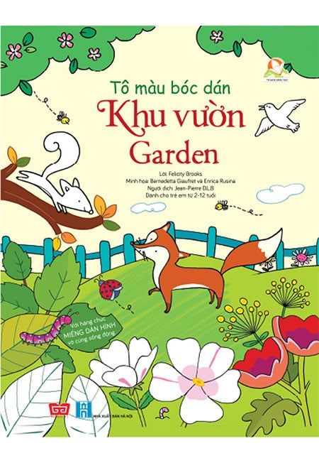 Tô Màu Bóc Dán - Khu Vườn