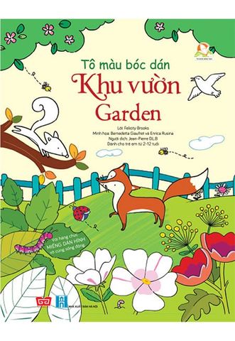 Tô Màu Bóc Dán - Khu Vườn