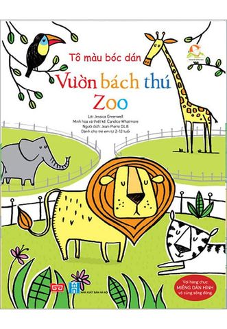 Tô Màu Bóc Dán - Vườn Bách Thú