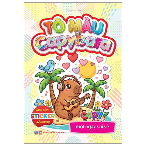 Tô Màu Capybaracapy Một Ngày Vui Vẻ