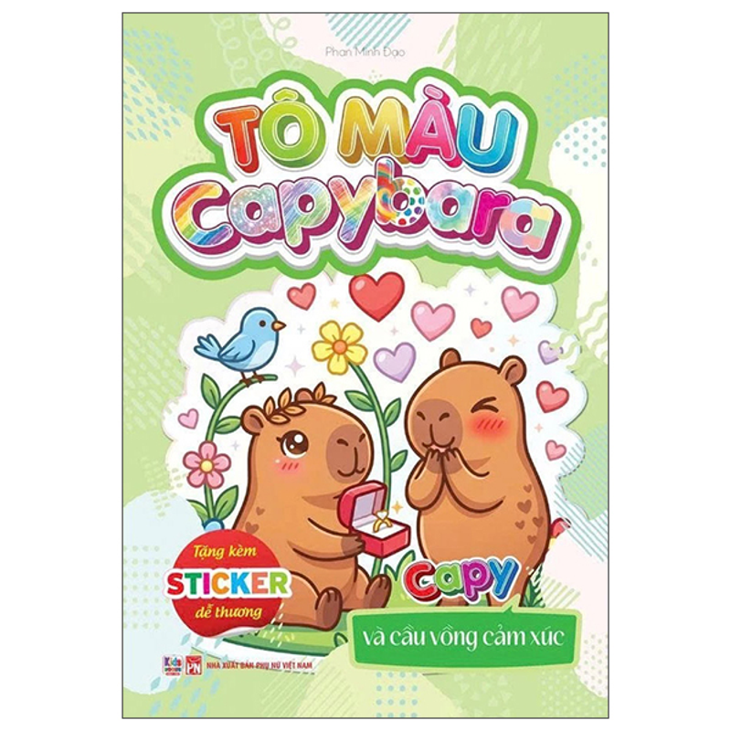 Tô Màu Capybara - Capy Và Cầu Vồng Cảm Xúc