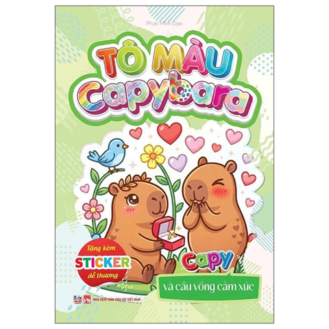 Tô Màu Capybara - Capy Và Cầu Vồng Cảm Xúc