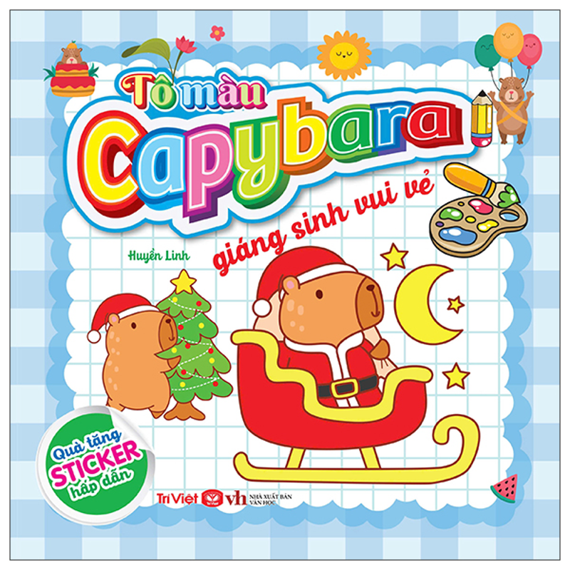 Tô Màu Capybara - Chăm Chỉ Sạch Sẽ