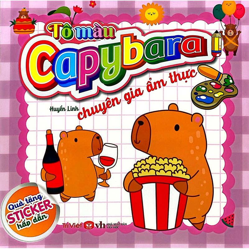 Tô Màu Capybara - Chuyên Gia Ẩm Thực