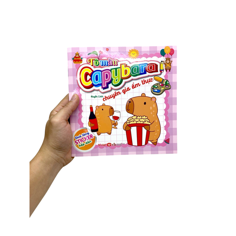 Tô Màu Capybara - Chuyên Gia Ẩm Thực