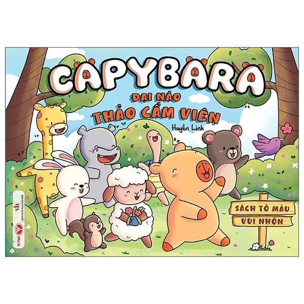 Capybara Đại Náo Thảo Cầm Viên - Sách Tô Màu Vui Nhộn