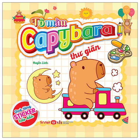 Tô Màu Capybara - Thư Giãn