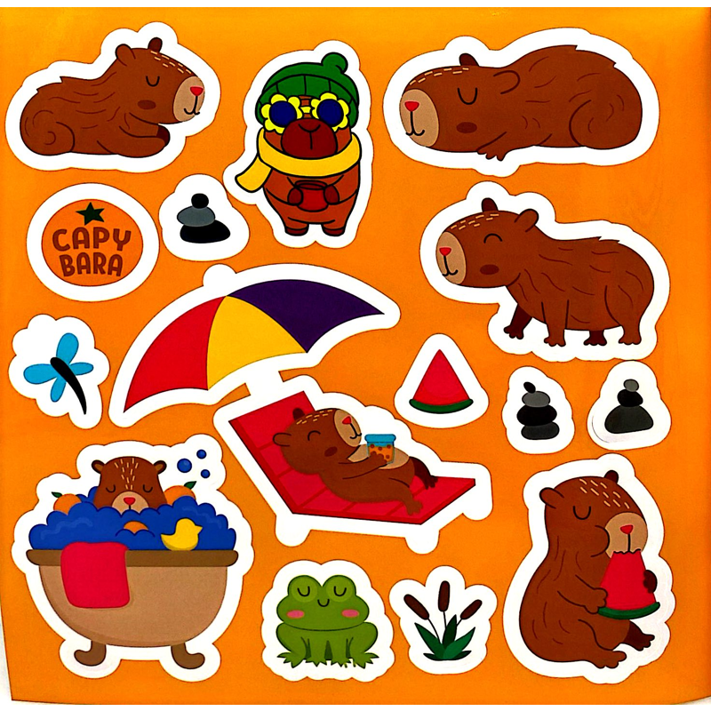 Tô Màu Capybara - Thư Giãn