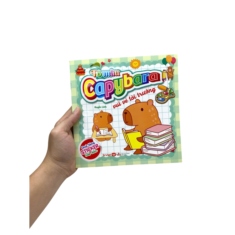 Tô Màu Capybara-Vui Vẻ Tới Trường