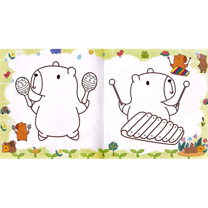 Tô Màu Capybara - Yêu Âm Nhạc