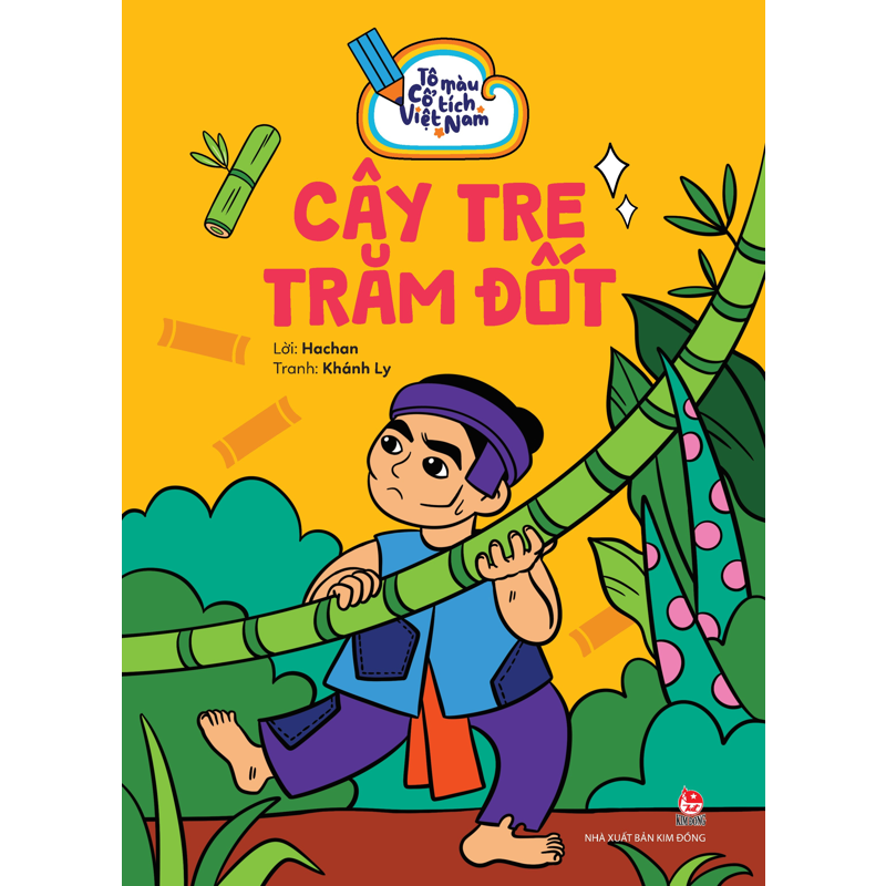 Tô Màu Cổ Tích Việt Nam Cây Tre Trăm Đốt