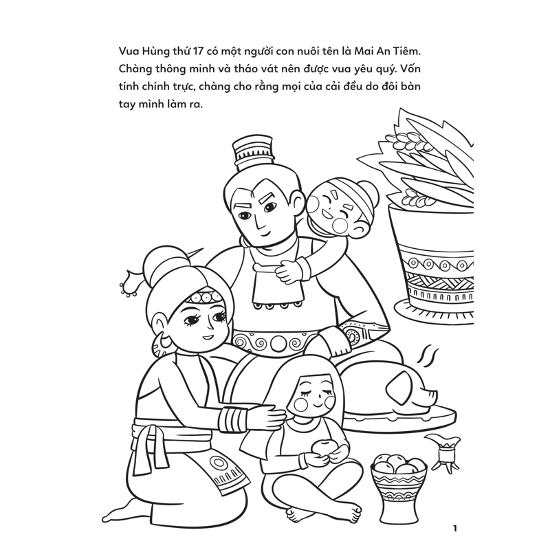 Tô Màu Cổ Tích Việt Nam - Sự Tích Dưa Hấu