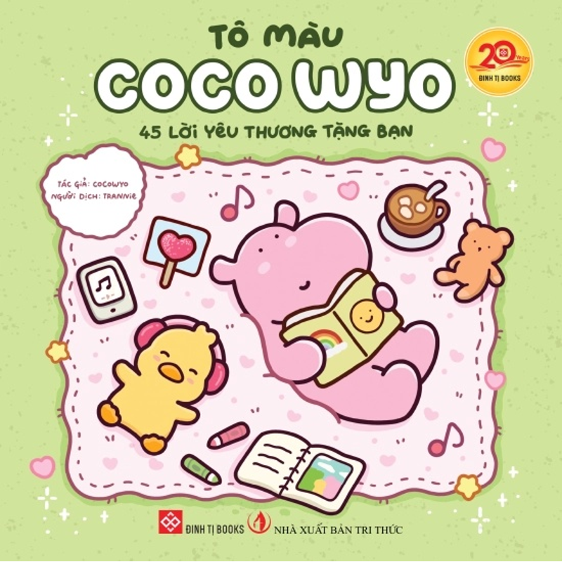 Tô Màu Coco Wyo-45 Lời Yêu Thương Tặng Bạn