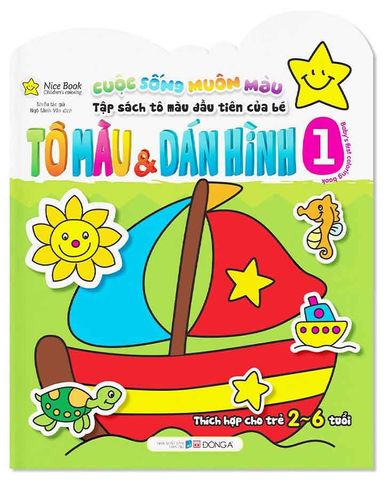 Cuộc Sống Muôn Màu - Tô Màu Và Dán Hình 1