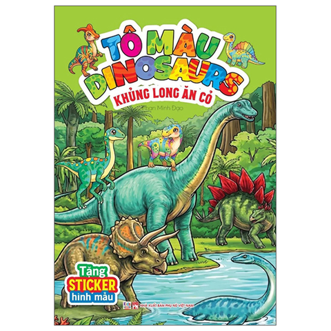 Tô Màu Dinosaurs - Khủng Long Ăn Cỏ