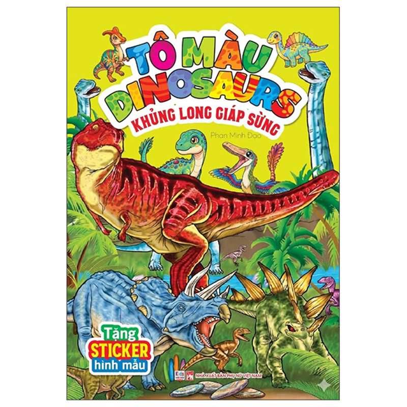 Tô Màu Dinosaurs - Khủng Long Ăn Cỏ
