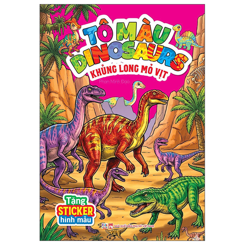 Tô Màu Dinosaurs - Khủng Long Mỏ Vịt