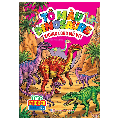 Tô Màu Dinosaurs - Khủng Long Mỏ Vịt