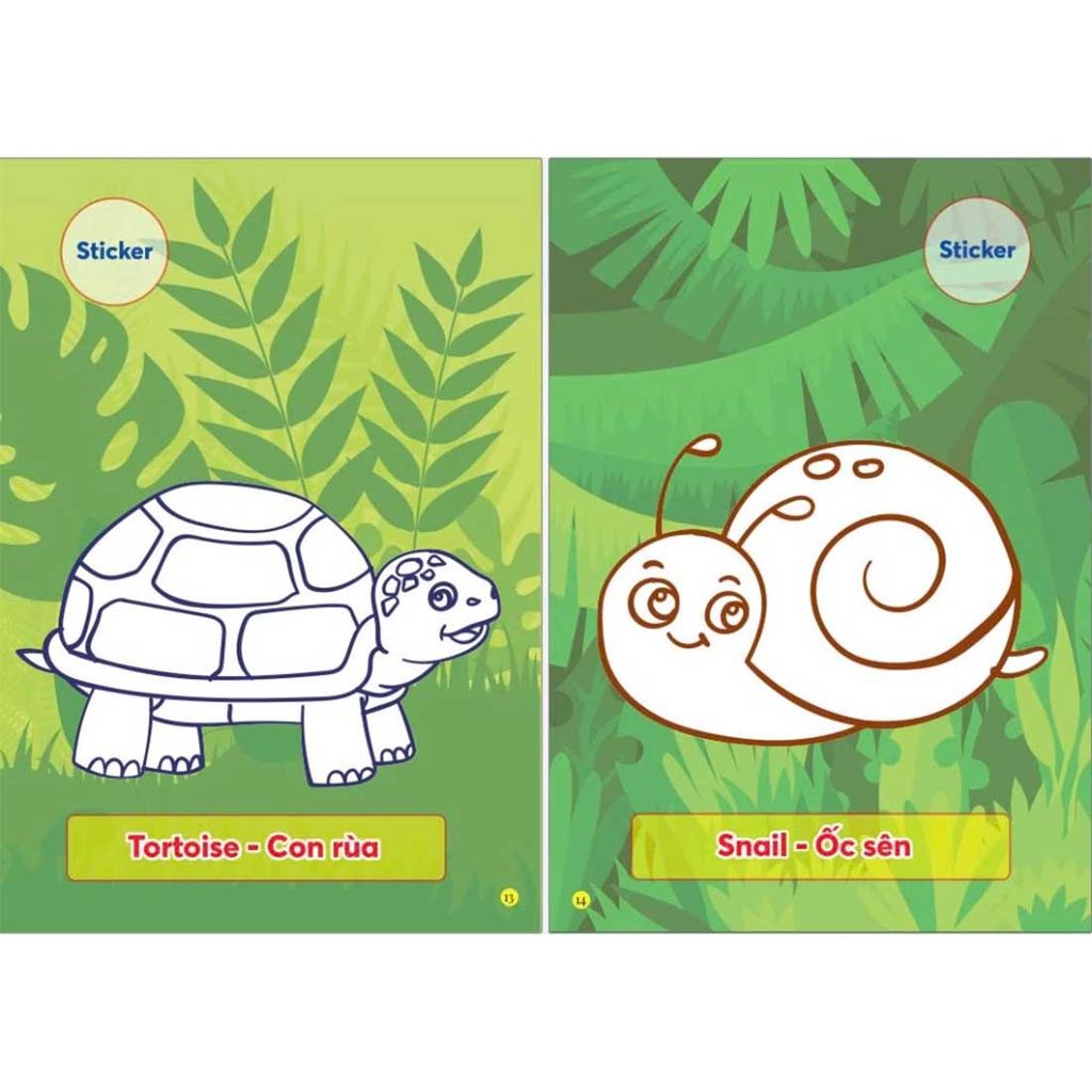 Tô Màu Khám Phá - Bé Và Những Người Bạn Côn Trùng (Song ngữ Anh-Việt)