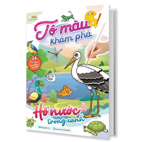 Tô Màu Khám Phá - Hồ Nước Trong Xanh