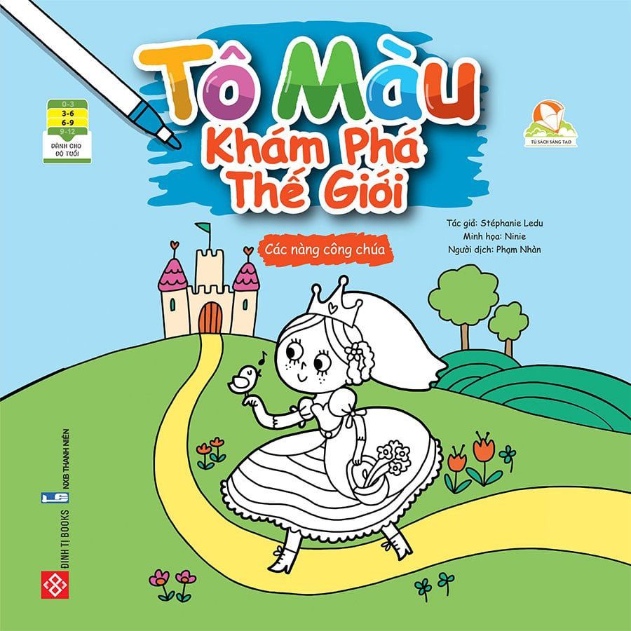 Tô Màu Khám Phá Thế Giới - Các Nàng Công Chúa