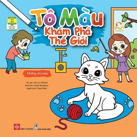 Tô Màu Khám Phá Thế Giới - Những Chú Mèo